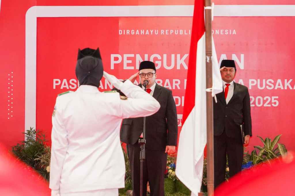 Mas Dhito Doakan Paskibraka Kabupaten Kediri Sukses Kibarkan Merah&nbsp;Putih