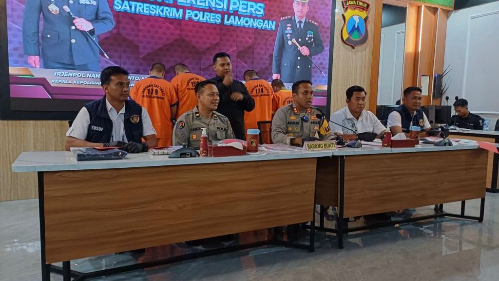 Komplotan Ganjal ATM Asal Lampung Dibekuk Polres Lamongan, Sasar&nbsp;Jatim-Jateng