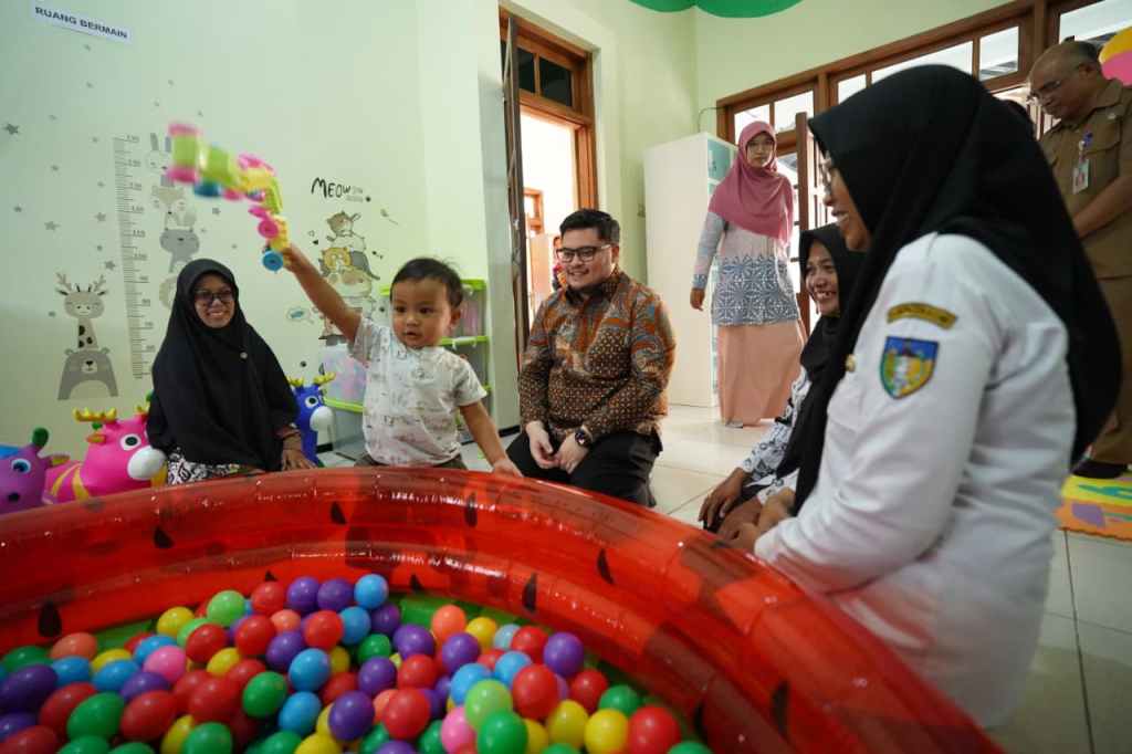 Mas Dhito Resmikan Daycare Padmakara, Fasilitas Pengasuhan Anak Pegawai Pemkab&nbsp;Kediri