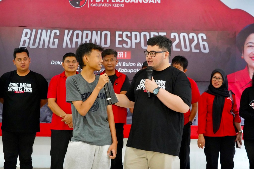 Sasar Gen Z dan Milenial, PDI Perjuangan Kabupaten Kediri Gelar Turnamen E Sport