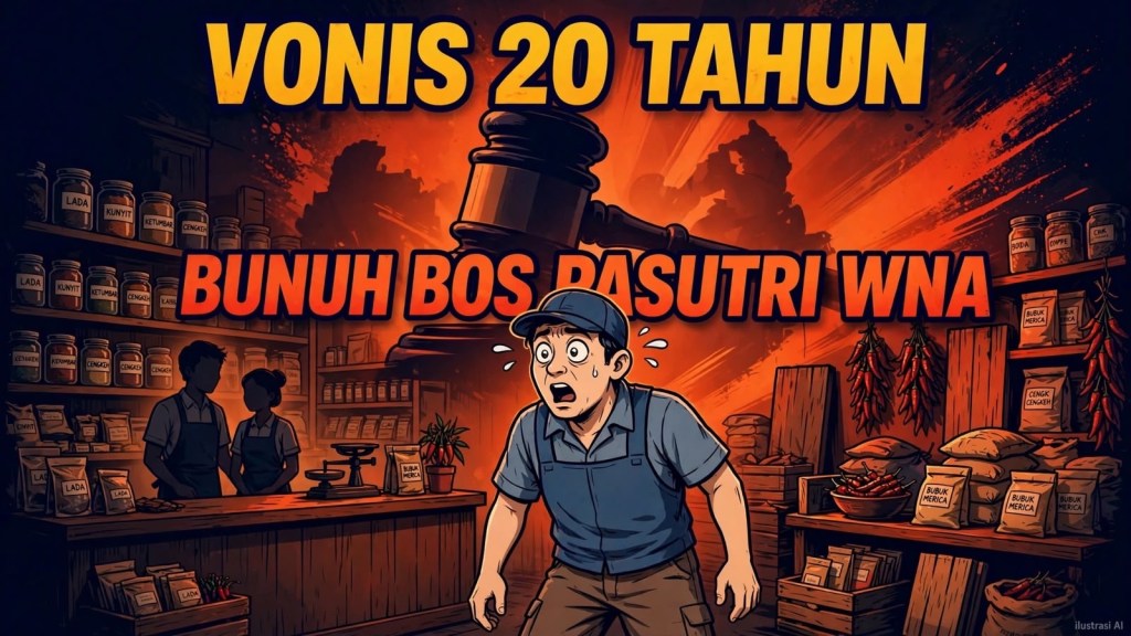 Pegawai Toko Pembunuh Pasutri WN Pakistan di Bogor Dihukum 20 Tahun&nbsp;Penjara