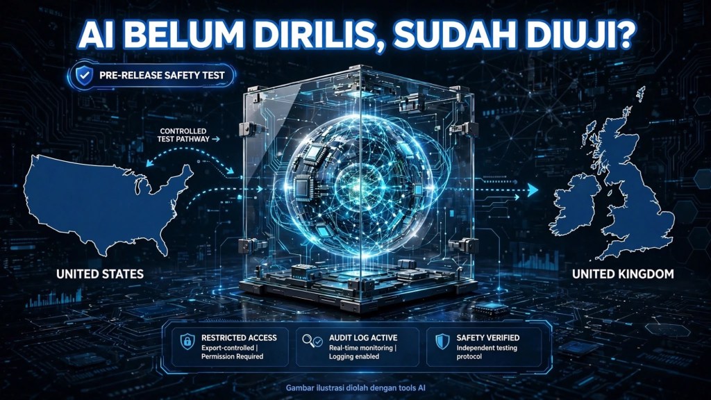Inggris Kini Diizinkan Uji Coba Model Kecerdasan Buatan Terdepan Lebih&nbsp;Awal