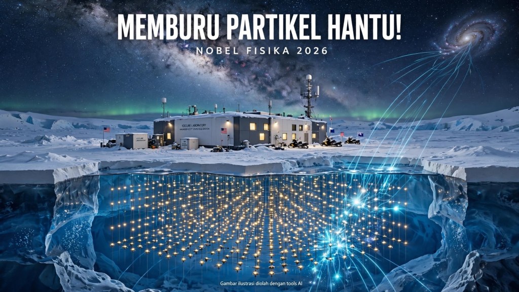 Kisah Peneliti “Partikel Hantu” Antarktika yang Sabet Nobel Fisika&nbsp;2026