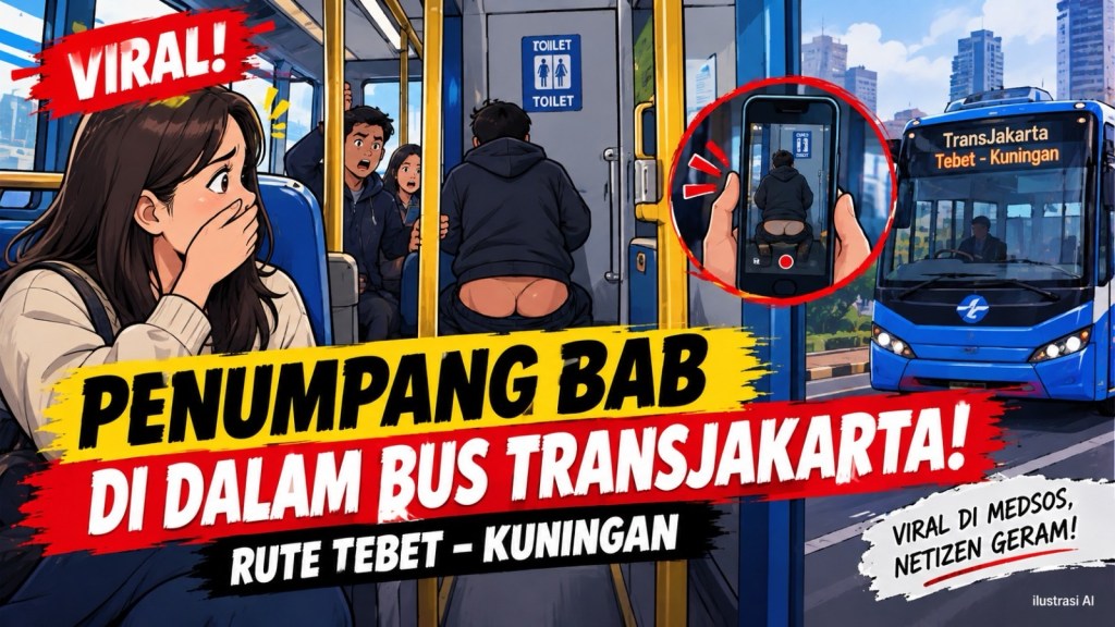 Temuan Kotoran Manusia di Bus TransJakarta Rute Tebet–Kuningan Terjadi Dua Kali
