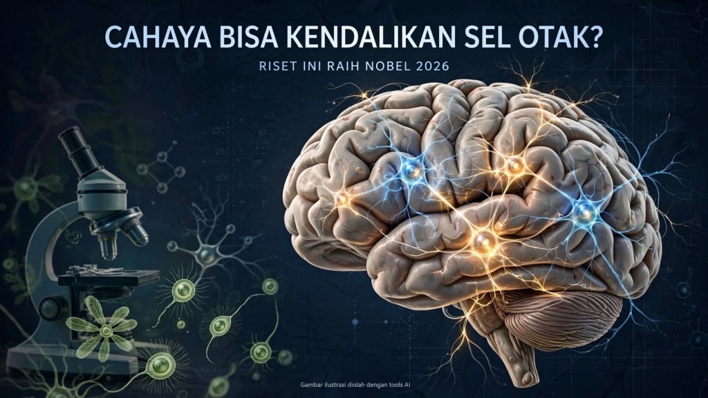 Inovasi Cahaya Pengendali Sel Otak Antarkan Tiga Peneliti Raih Nobel Kedokteran 2026